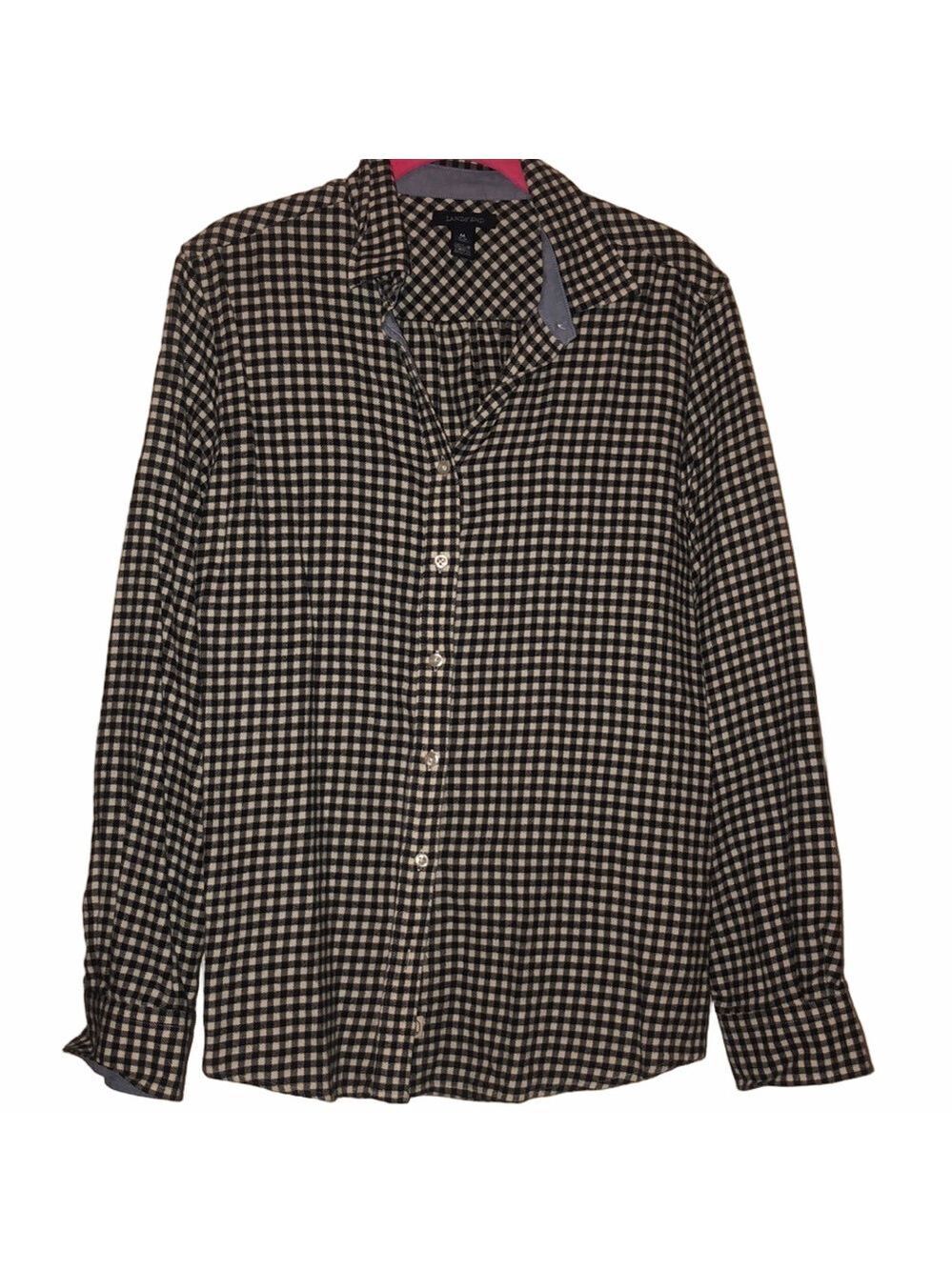 lands end collared shirt flannel